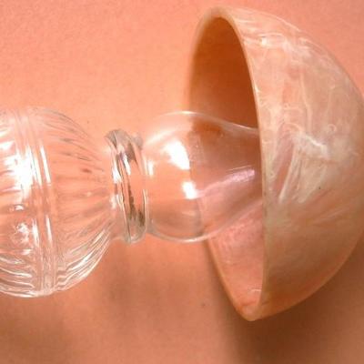 Vintage Figural Lamp Scent/Perfume Bottle