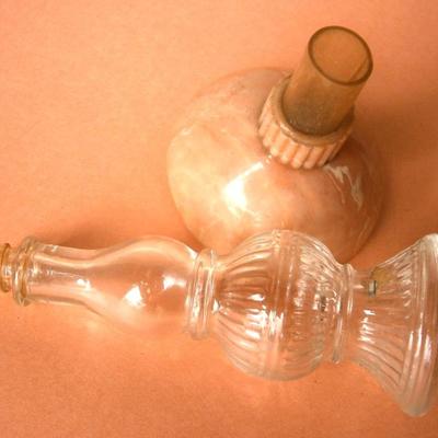 Vintage Figural Lamp Scent/Perfume Bottle