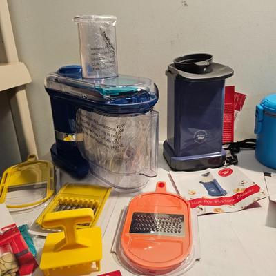 Assorted Small Kitchen Appliances: Ninja Storm, Electric Mandoline, & More (G-JS)
