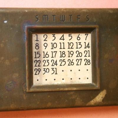 Antique "AUTOMATIC 50 YEAR CALENDAR"