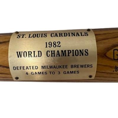 1982 St. Louis Cardinals Commemorative Bat