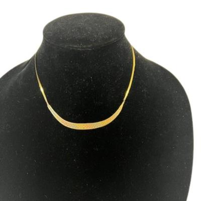 Stamped 14K Tri-Color Gold Necklace [5.78g]