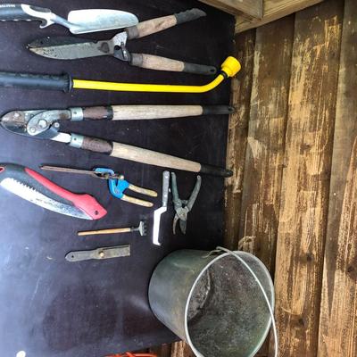 Bucket of Gardening Tools