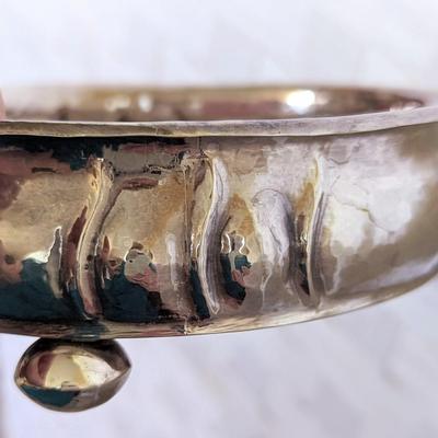 Rare find! Hand made 900 silver bowl by Karl Schibensky