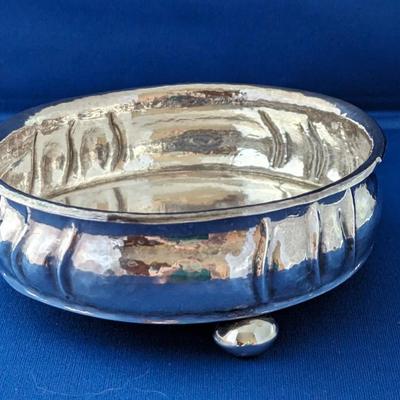 Rare find! Hand made 900 silver bowl by Karl Schibensky