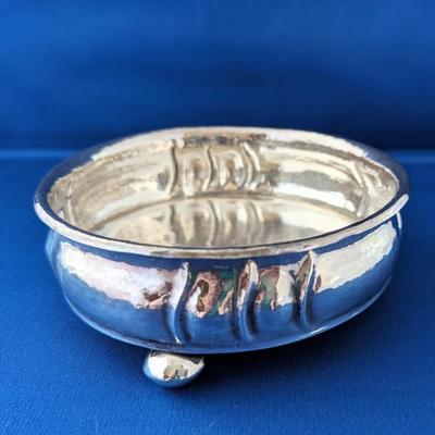 Rare find! Hand made 900 silver bowl by Karl Schibensky
