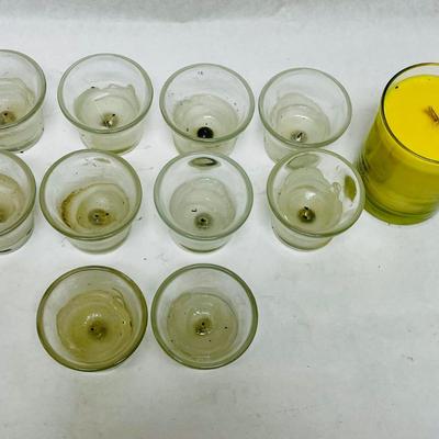 Glass Candle Holders