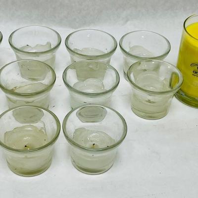 Glass Candle Holders