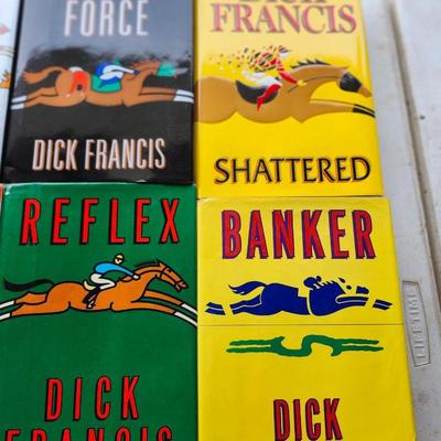 Hardback lot Dick Francis Fiction & Fiction Books in English