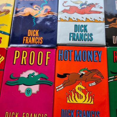 Hardback lot Dick Francis Fiction & Fiction Books in English