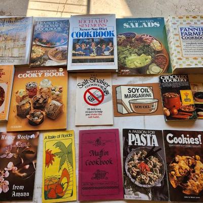 Cookbook lot some vintage