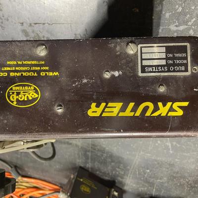 Bug-O Skuter Mechanized Welder and Cutting Rail System 19'-6" of Rail