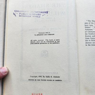 Joseph Alexander Altsheler, hardback books Copyright 1916