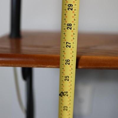 Floor Lamp Table with Magazie Rack