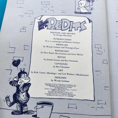 KRAZY KAT GEORGE HERRIMANN HARDCOVER 1969