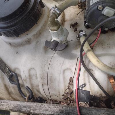 Sprayer System with Hose and Reel, Boom Extension, and Pull Wagon 24 Gallon