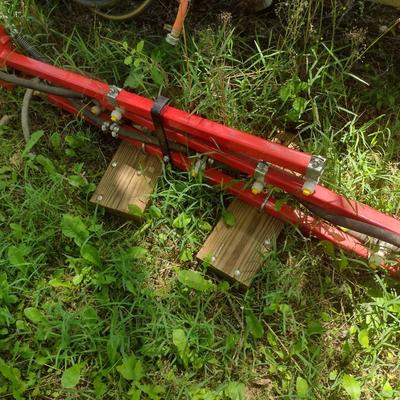 Sprayer System with Hose and Reel, Boom Extension, and Pull Wagon 24 Gallon