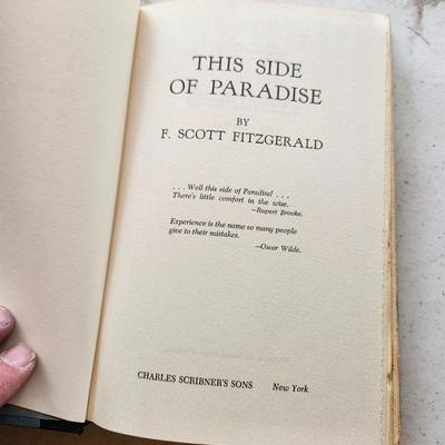 F. Scott Fitzgerald book lot The Great Gatsby, Tender is Night, Last Tycoon, Side of Paradise