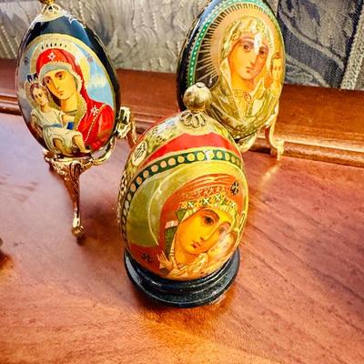 Russian eggs set of 3