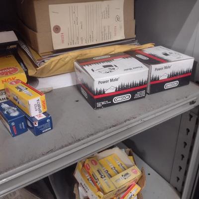 Collection of Spark Plugs and Various Small Engine Parts New in Box as Shown (See all Pictures)