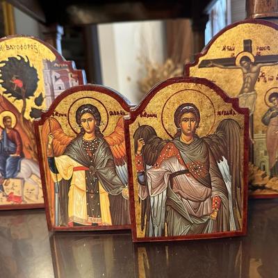 Set of 4 Russian icons