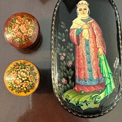 Russian lacquer boxes