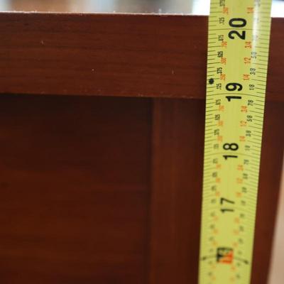 Cherry Solid Wood Coffee Table with Six Drawers