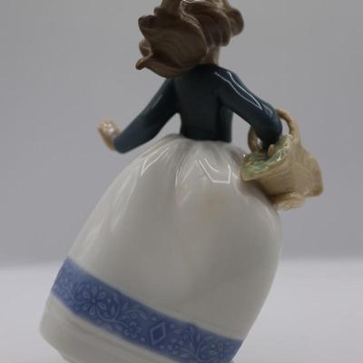 Nao by Lladro - Girl with Flower Basket