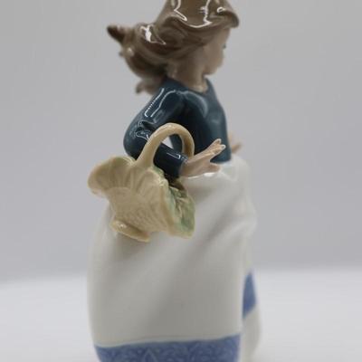 Nao by Lladro - Girl with Flower Basket