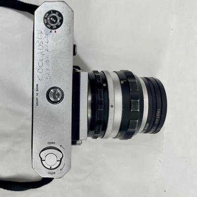 Vintage Nikon F 35mm SLR Film Camera W/ Photomic FTN Finder, Nikkor 50mm f/1.4 Lens, SN 7094019