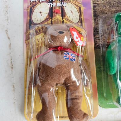 TY TEENIE BEANIE BABIES GLORY MAPLE ERIN BRITANNIA MCDONALDS NEW IN PACKAGE
