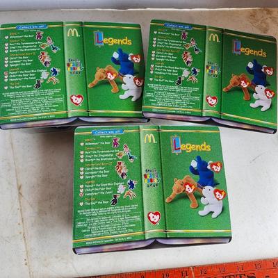 TY McDonald's Teenie Beanies - LEGENDS COLLECTION Set of 3 (2000)