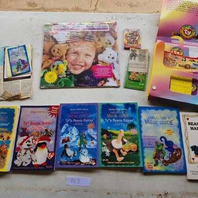 Ty's Beanie Babies Value Guide books, collector cards