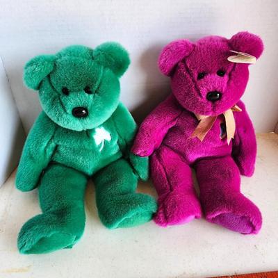 Two TY Beanie Buddy plush