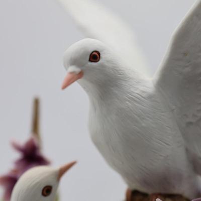 Double White Doves by Andrea Sadek