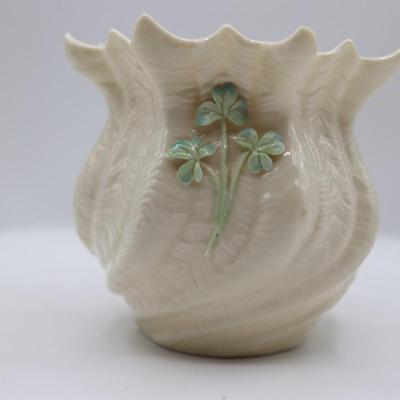 Belleek Irish Porcelain Vase