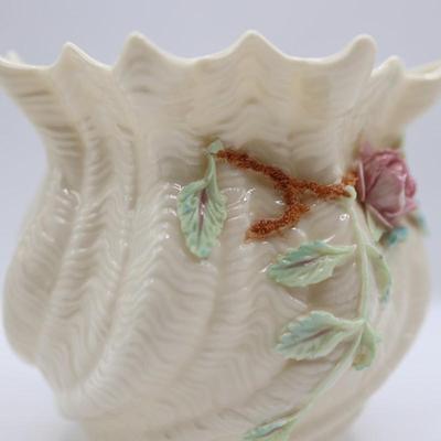Belleek Irish Porcelain Vase