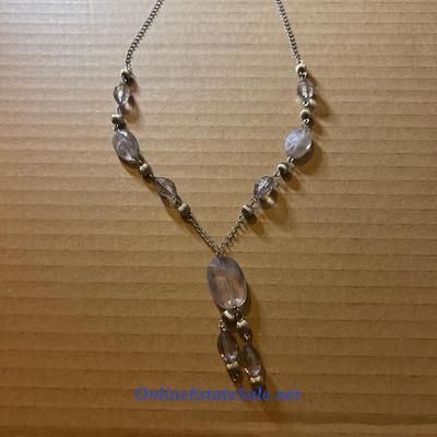 BEAD AND CHAIN NECKLACE