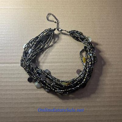 MULTISTRAND BEADED NECKLACE