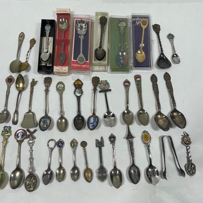 Miniature Spoon Souvenir Spoon Collection - 36 spoons
