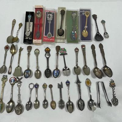Miniature Spoon Souvenir Spoon Collection - 36 spoons