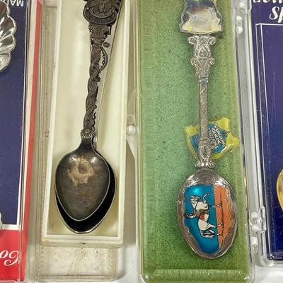 Miniature Spoon Souvenir Spoon Collection - 36 spoons