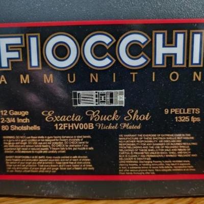#2 Brand New FIOCCHI 12 Gauge Nickel Plated EXACTA Buckshot