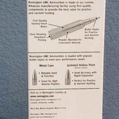 #2 (3) Brand New Boxes Of REMINGTON 223 Centerfire 50 Grain Firearm Cartridge Ammunition