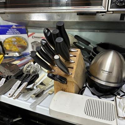 Zwilling/ Henckels knife set kitchen lot..