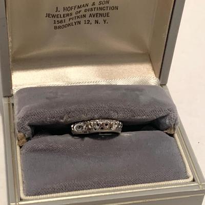 14k White Gold Heart Pendant w/ diamonds