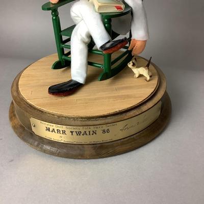 339 ANNALEE "Mark Twain" Doll Society Folk Hero Series