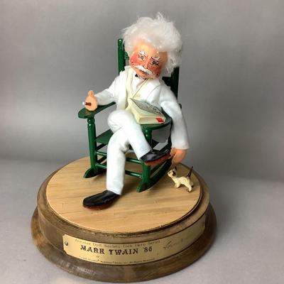 339 ANNALEE "Mark Twain" Doll Society Folk Hero Series
