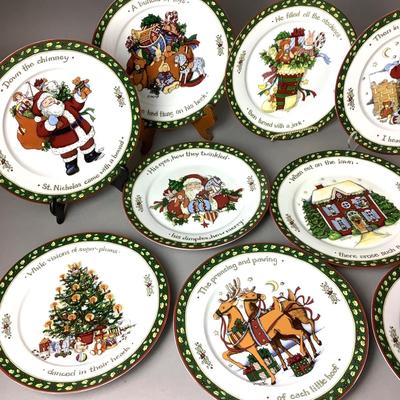 340 Portmeirion Christmas Story Plates