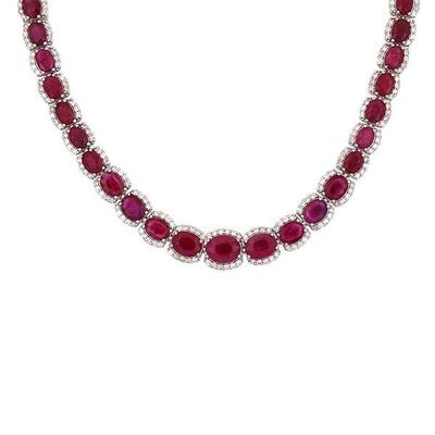 Burma Ruby Necklace